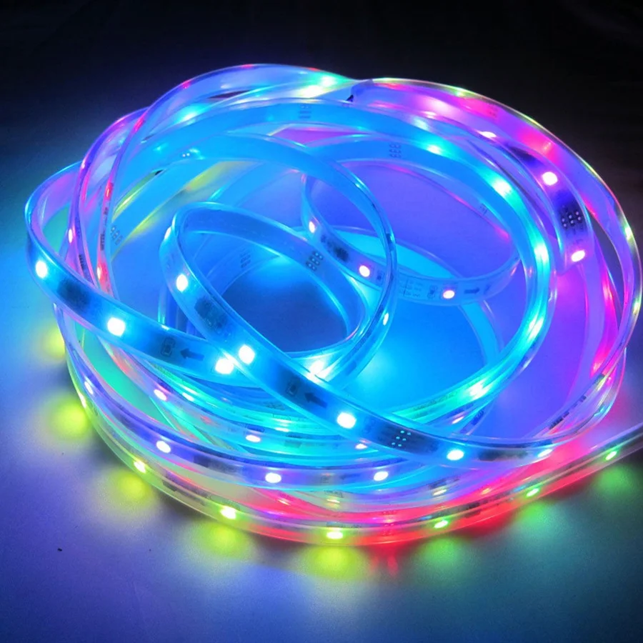 Динамичессветодиодный Светодиодная светильник та RGB USB 5 в WS2812B светодиодная