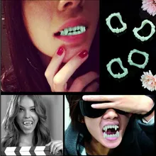 5 шт. Хэллоуин косплей зубные протезы зомби вампира зубы привидение-дьявол клыки реквизит аксессуар для костюма для вечеринок зуб