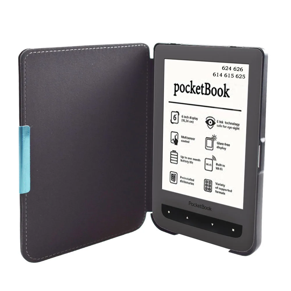 Для PocketBook 624 626 чехол Чехол Basic touch Lux 2 eReader чехол кожаный чехол также подходит для модели 614 615 625 чехол для pocketBook