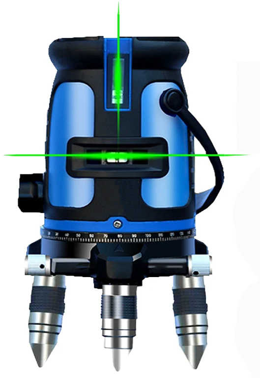 Автоматическое выравнивание лазерного уровня 5 линий 6 точек инструменты для строительства функции наклона линии вращения 360 градусов лазерный нивелир