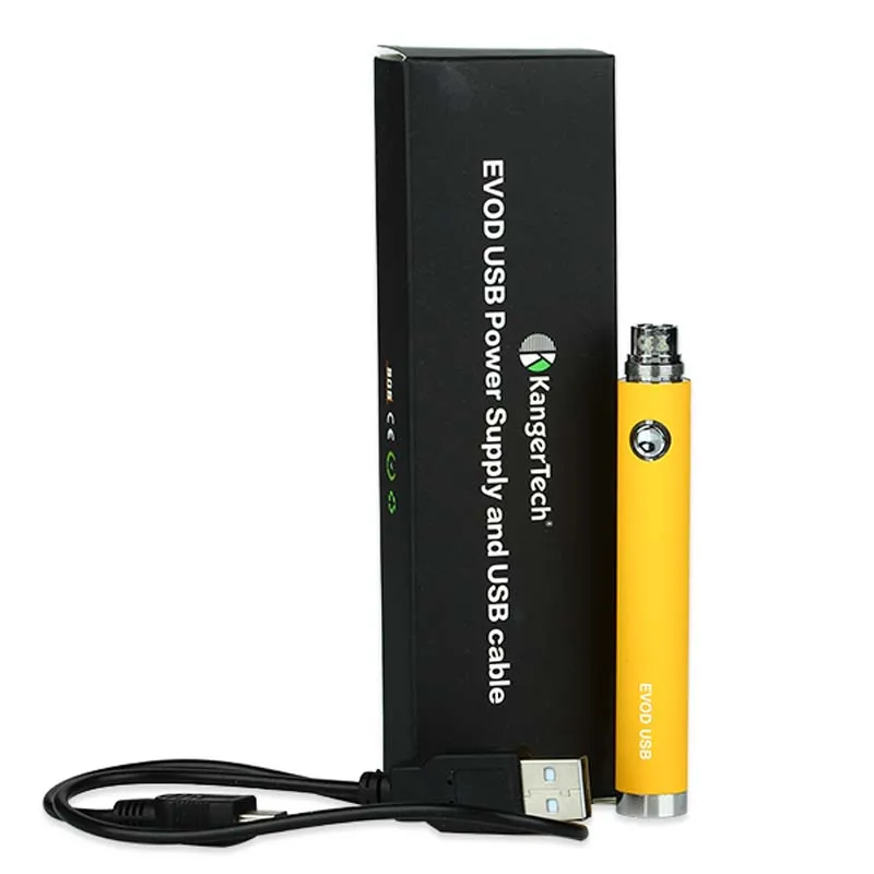USB флеш накопитель Kanger EVOD сквозная батарея 1000 мАч вейп мод для EGo резервуар