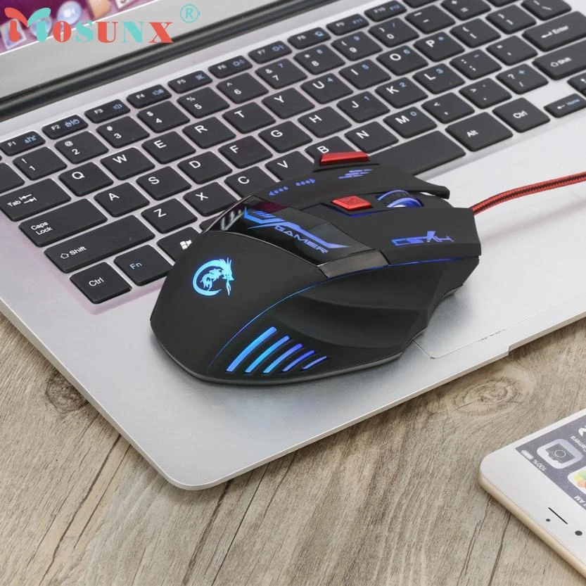 Мышь Raton, 7 кнопок, 5500 dpi, USB, Оптическая Проводная игровая мышь, компьютерные мыши с подсветкой, профессиональный дизайн, для ПК, ноутбука, 18Aug2