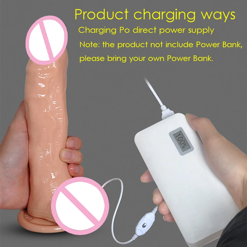 Big Dildo Vibrator Rotating Vibrating Realistic Dildo with Suction Cup Penis Sex Toys for Woman Sex Products