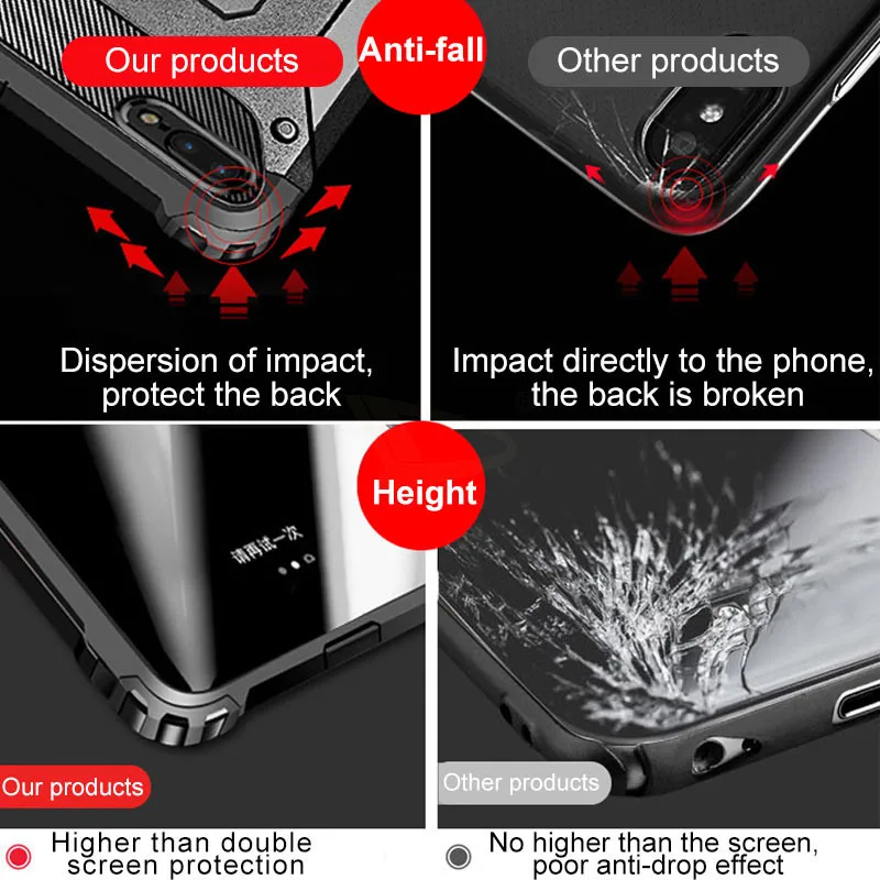 Роскошный защитный противоударный чехол для iphone 7 8 6 6s PLus X бампер телефона XR XS Max PC