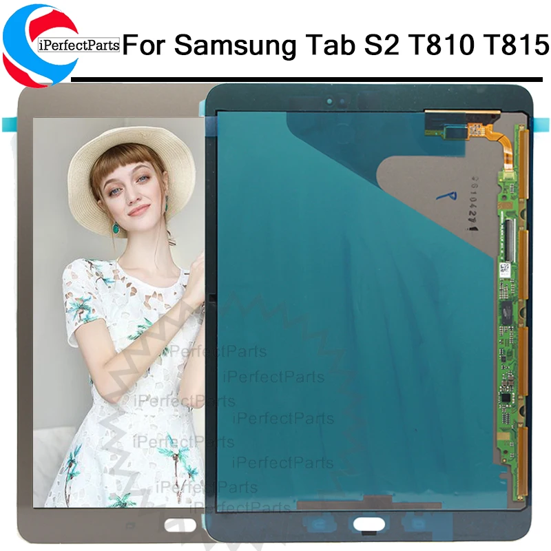 

New LCD 9.7" For Samsung GALAXY Tab S2 T810 T815 Display Touch Screen Digitizer Sensors Assembly Panel Replacement +