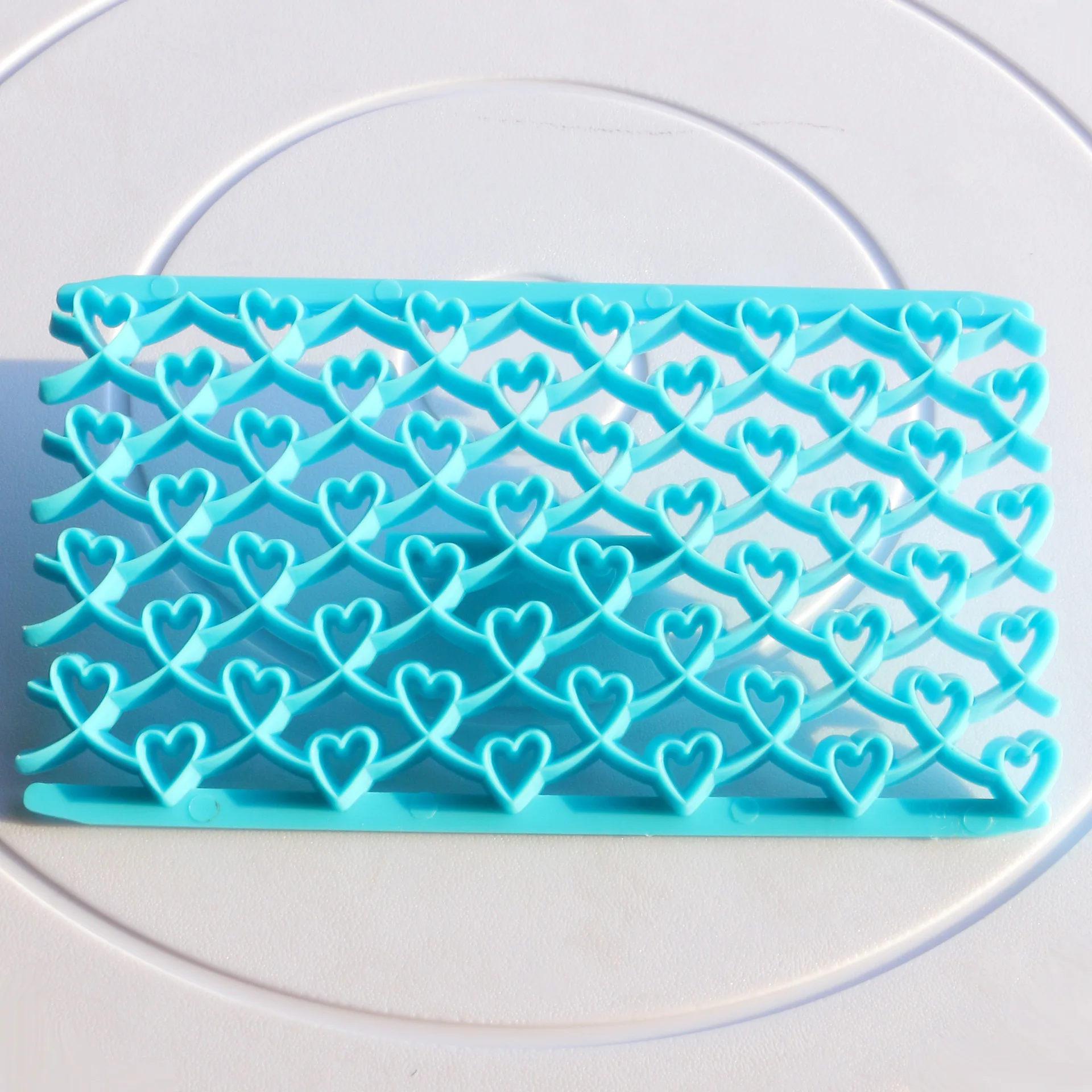 Newly Heart fondant embosser cupcake quilt embosser cookie cutter