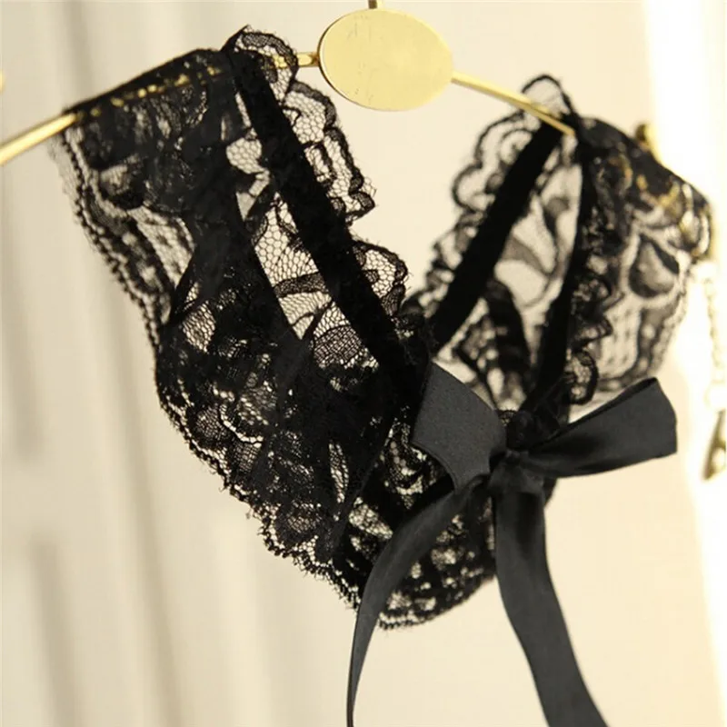 1PC Sexy Black/White Women Lingerie Lace Floral Garter Belt Wedding Party Bridal Cosplay Stocking Ring Bowknot Leg Loop