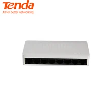 Tenda S108 8-Порты и разъёмы Настольный Ethernet-коммутатор, 10/100 Мбит/с Автоматическое согласование RJ45 Порты, Auto MDI/MDIX