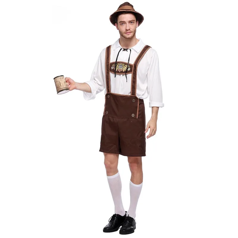 H& ZY мужские костюмы Октоберфест ледерхосен баварский парень немецкий традиционный пиво мужской Хэллоуин косплей фестиваль пиво костюм