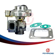 PQY STORE- WGT35 GT30 Turbine A/R .63 Com A/R .70 T3 flange v-band-79mm TURBO TurboCharger internal wastegate PQY-TURBO51