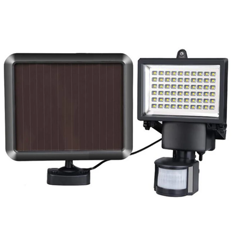 60 LED Solar Light Motion Sensor Path Garage light Wall Lamps Outdoor Waterproof Emergency Garden Villa security solar light