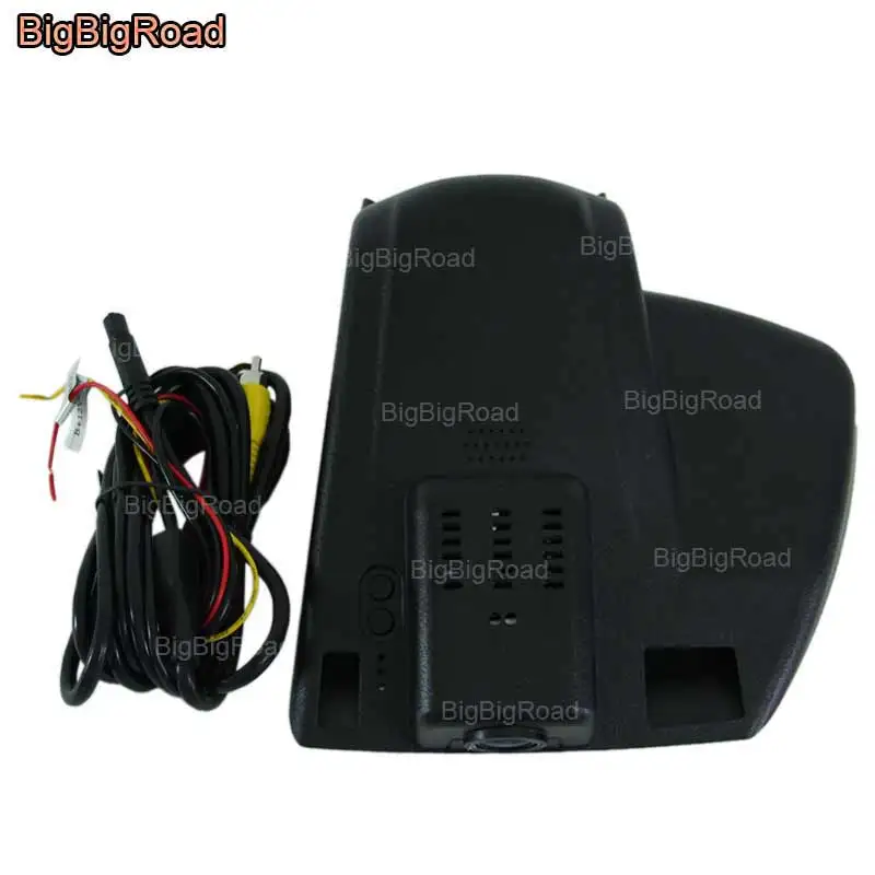 BigBigRoad для Ford Mondeo MK5 2013 низкая настройка автомобиля wifi DVR видео рекордер Скрытая установка видеорегистратор автомобиля