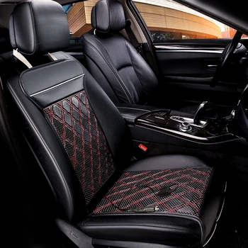

KKYSYELVA 1PCS Car Heated Seat Covers Auto 12V Heating Heater Cushion Warmer Pad Winter Seat Covers Universal Car Seat Covers