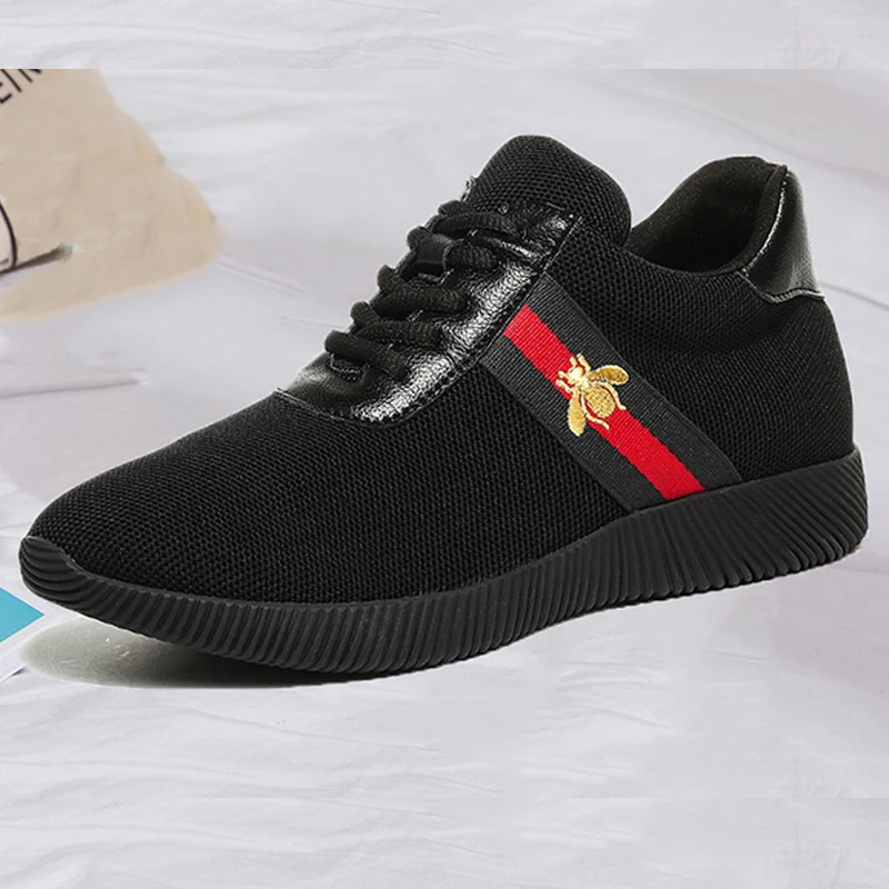 

Fashion Black Trainers Shoes Woman Casual Shoes Women Sneakers Lace-Up Women Platform Zapatillas Mujer Shoes female Spring