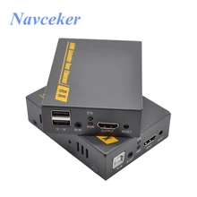 150m IP KVM Extender USB HDMI Support IR ZY-DT103KM HDMI KVM Extender Over TCP/IP By RJ45 UTP/STP KVM Extender CAT5 CAT6 Network mirabox rj45 matrix hdmi extender over ip tcp ethernet cable support 1080p 100m 200m 400ft multi receiver ir n n hdmi extender