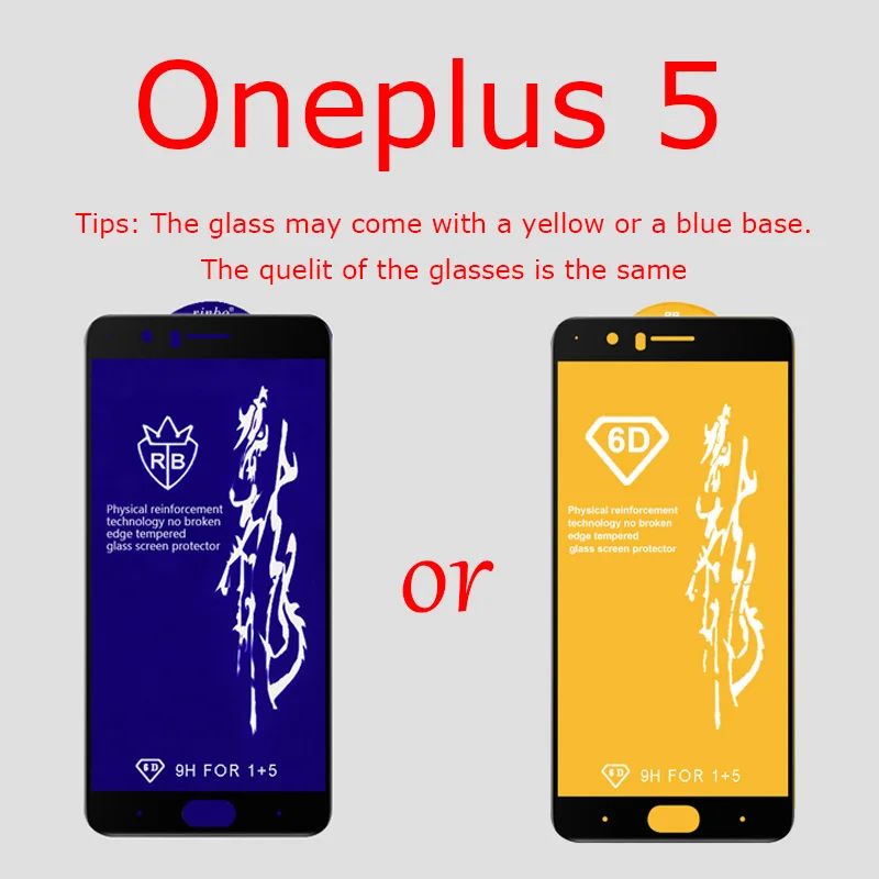 6D Защитное стекло для Oneplus 6 T Защитная пленка для Oneplus 6 5 5 T закаленное стекло OnePlus 6 T