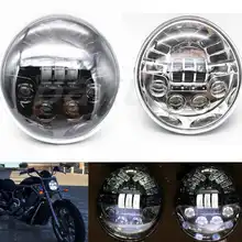 2018 New Harley V-rod Motorcycle Accessories LED Headlight Black for Harley Davidson VRSCA V-Rod VRod Led Headlight