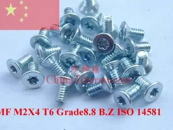

Screws M2X4 SO 14581 TORX T6 Driver Grade 8.8 100 pcs