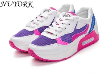 

New listing hot sales Summer breathable net sports shoes woman running shoes 666