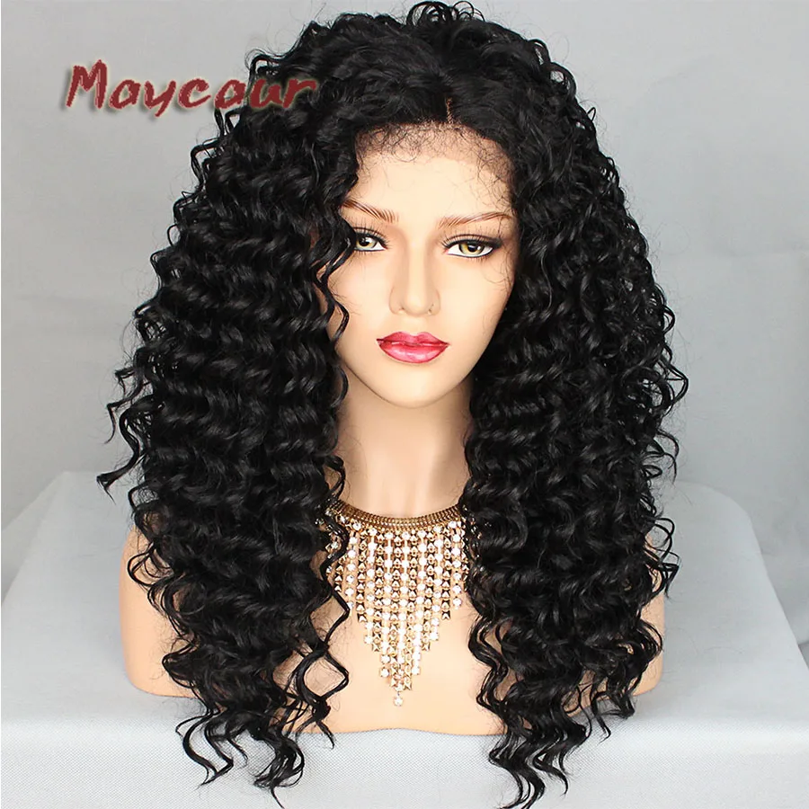 Парики из искусственных волос на кружеве Maycaur|wig curly|wigs for blackswigs black women |