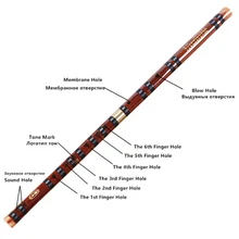 1 шт., бамбуковая флейта, профессиональные флейты, музыкальные инструменты C D E F, китайская Дизи, поперечные, Flauta+ фланелевый футляр для флейты