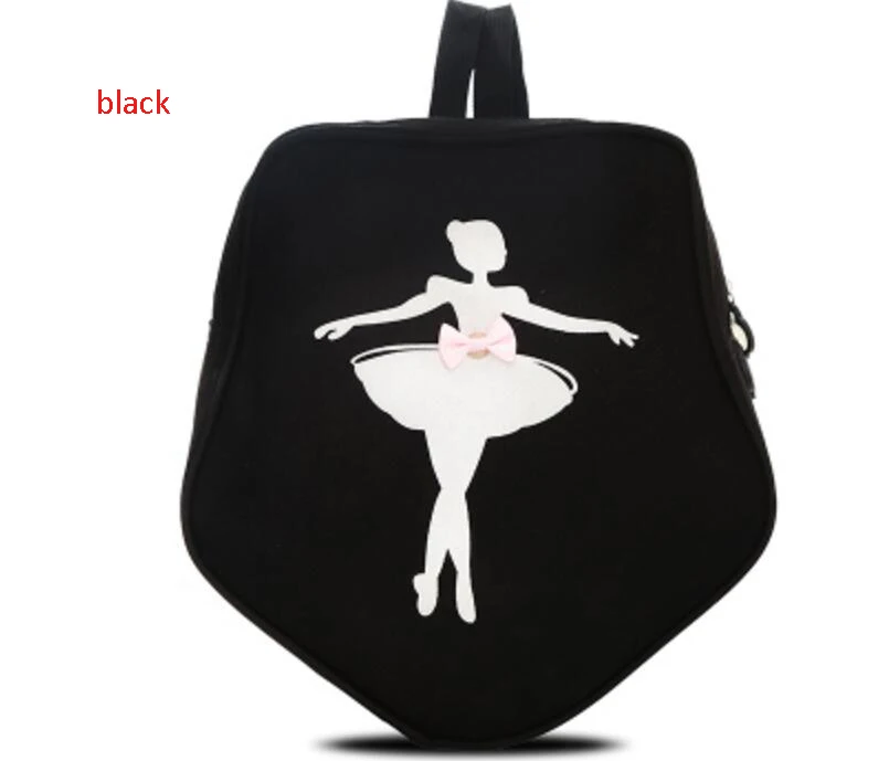 10 Цвета звезда Стиль балетный рюкзак для танцев балетная сумка розовый/зеленый Сумка для дискотеки s для балета для девочек, сумка для балета - Цвет: black