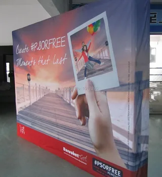 

3X4 Fabric pop-up backwall display / Pop up banner / Pop up backdrop / Background wall