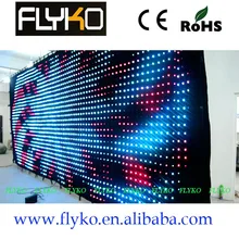 3mtr x 8 mtr светодиодный видео Шторы звезда ткань P10 фон с изображением матрицы ПК с программным обеспечением