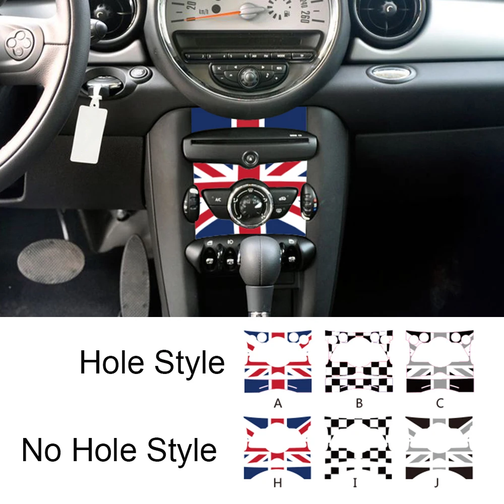 Union Jack PVC Vinyl Car Control Panel Decals Sticker for MINI COOPER