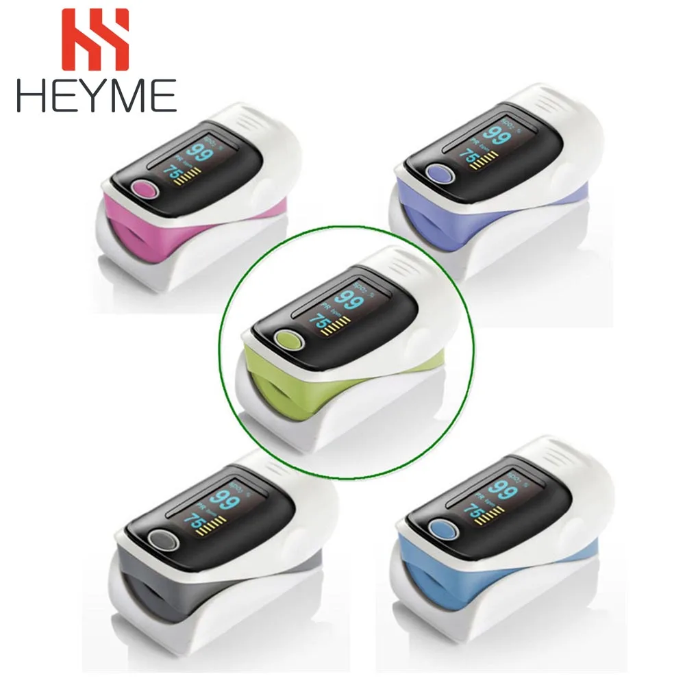 

HEYME Household Health Monitors Oximeter CE Medical Heart Rate Monitor LED Fingertip Pulse Oximeter Finger Blood Oxygen A