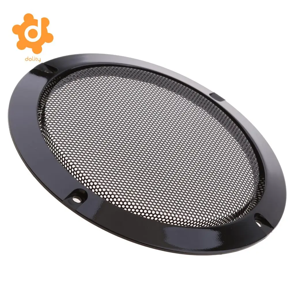 6.5 Inch Replacement Round Speaker Protective Mesh Cover Case with 4 pcs Screws
