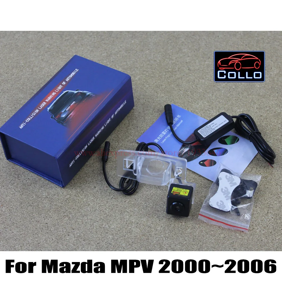 

For Mazda MPV 2000~2006 / Warning Lamp Alarm Laser Fog Lights / Car Styling Anti-Collision Taillight Auto Accessories Haze Light