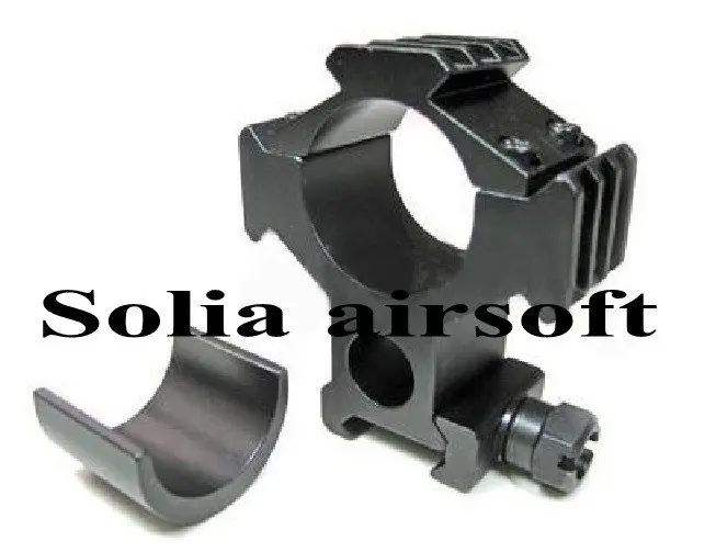 

Adjustable 25 Or 30mm Flashlight Ring Scope Mount Weaver Dovetail 20mm Tri- Rail