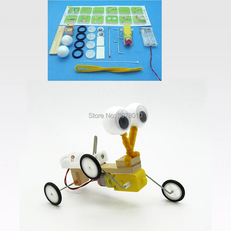 DIY пульт дистанционного управления робот дерево рептилия научный эксперимент Электрический изобретение модель комплект Обучающие строительные игрушки игровой набор