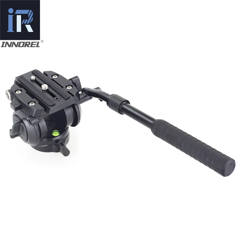  H70 Video Tripod head Fluid monopod Head Hydraulic Damping for DSLR camera Bird Watching 8kg load P