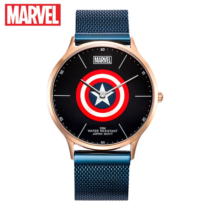 

Disney Marvel Avengers Iron Men Automatic Mechanical Waterproof Watches Male Luminous Full Steel Sapphire Mirror Luxury Watch