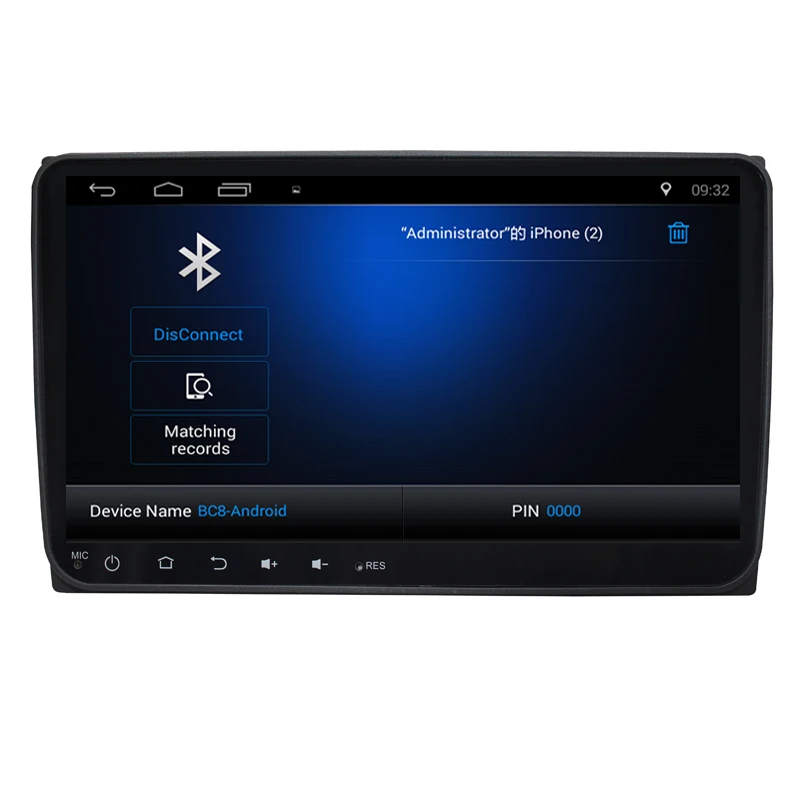 Sale 9" Quad core Car radio for VW Bora Sagitar Magotan Touran Golf 2006-2010 android 8.1 car DVD player with WiFi BT Steering wheel 2