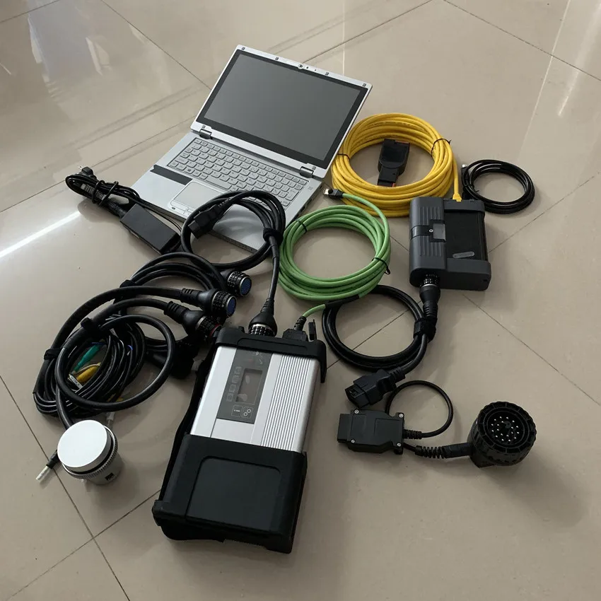 

Mb Star C5 для BM * W Icom A2 интерфейсное программное обеспечение 2 в 1 Супер Мини Ssd с ноутбуком CF-ax2 i5 Ram 4g кабели полный комплект