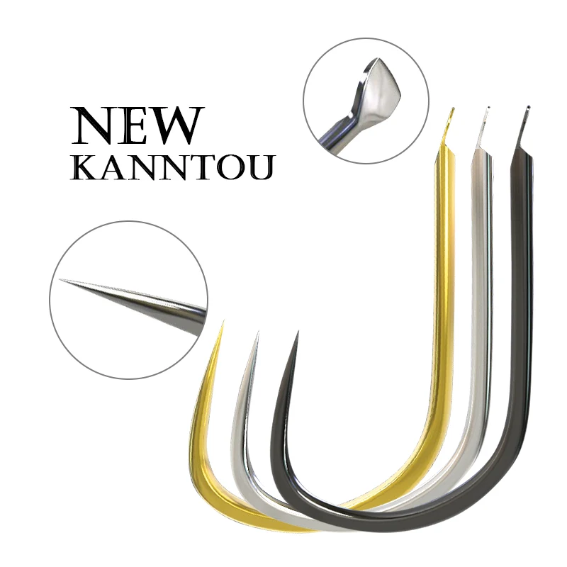 

100pcs/Lot Gold Non-Barbed Fishing Hooks Circle High Carbon Steel Sharpened Bait Tackle Strong Fishhook Sizes 0.1 0.3 1 2 3 4
