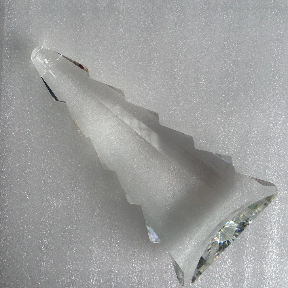120 мм 1 шт. Ясно хрустальная люстра Запчасти деревья Форма Suncatcher Prism освещения хрустальными подвесками