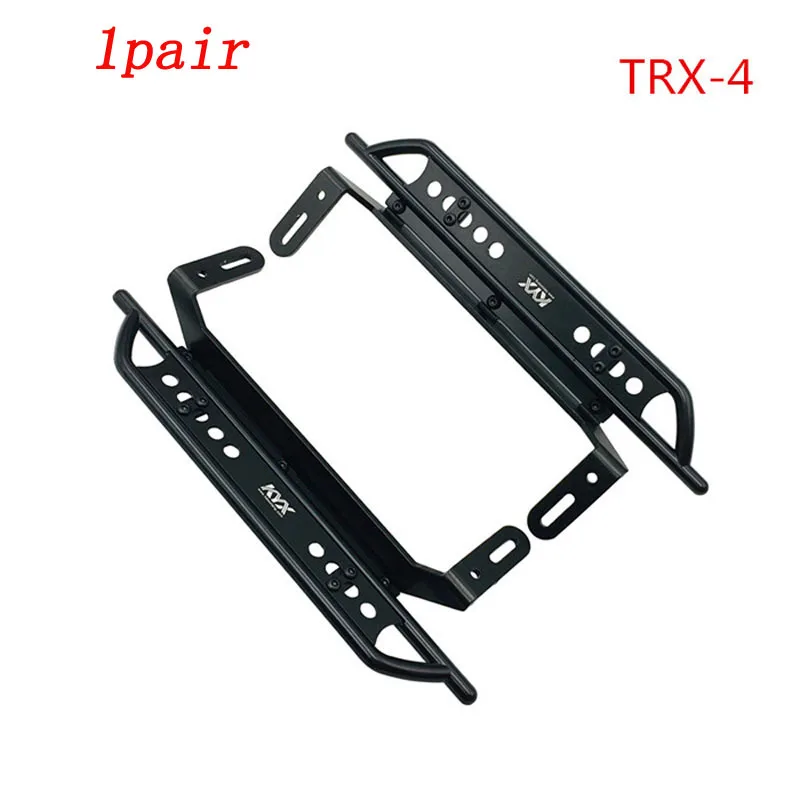 

1pair Aluminum Side Pedal Body Shell Metal Anti-skid Pedal Plate for Traxxas TRX-4 Climbing Crawler RC Cars Modified Parts