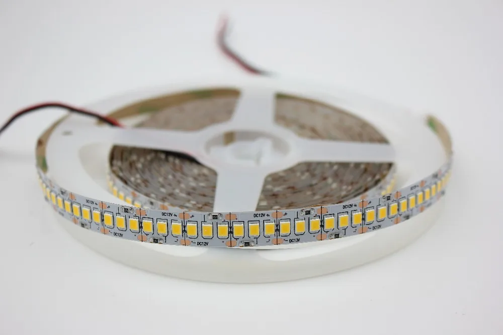 1 м 2 3 4 5 м/лот 10 мм PCB 2835 SMD 1200 Светодиодные ленты лента DC12V ip20 не водонепроницаемый