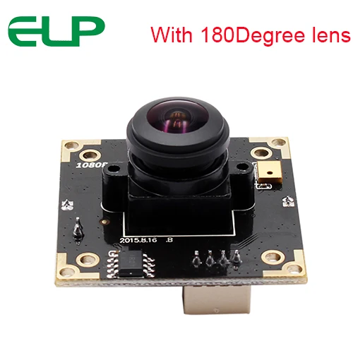 ELP Бесплатный драйвер 3MP UVC OTG WDR USB камера с микрофоном для системы дорожного движения - Цвет: fisheye lens