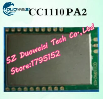 

CC1110PA2-433MHZ long distance wireless module main IC CHIP:CC1110 433MHZ can customized