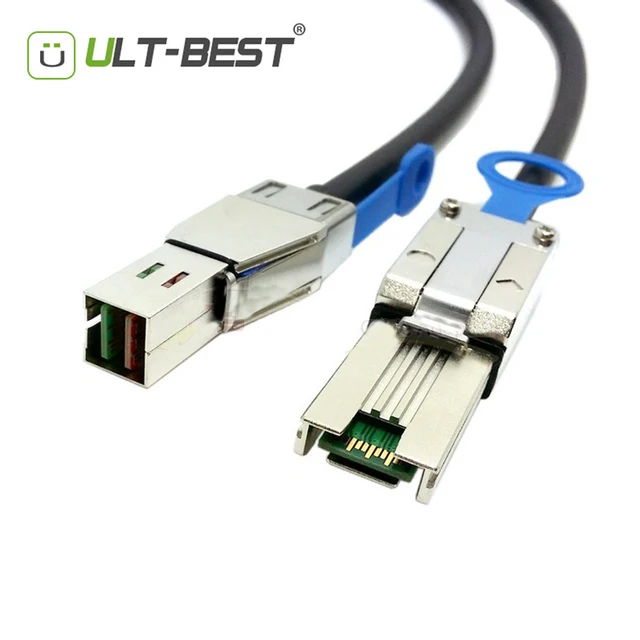 Best Price ULT-Best External HD Mini SAS SFF-8644 to Mini SAS 26pin SFF-8088 Data Storage Server Raid cable 1M With IC Cables Best Price ULT-Best External HD Mini SAS SFF-8644 to Mini SAS 26pin SFF-8088 Data Storage Server Raid cable 1M With IC Cables