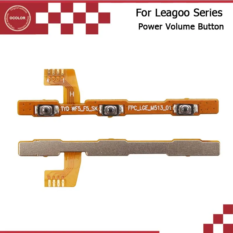 

ocolor For Leagoo M5 Power On Off + Volume Button Switch Flex Cable For Leagoo M5 Power Volume Cable Phone Repair Accessories
