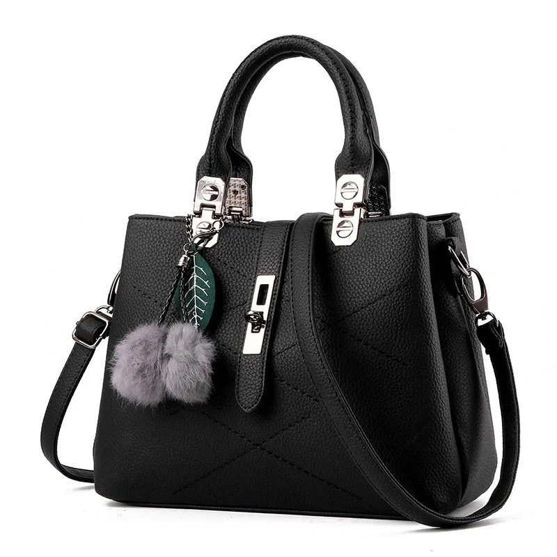 Fashion Women Thread PU leather Totes bags ladies Casual handbags satchels handbags Crossbody bags