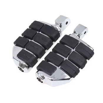 

Motorcycle Chrome Front Rear Passenger Foot Pegs FootRests Footpegs For HARLEY Honda Shadow 1100 Spirit ACE 750 Aero 750