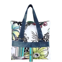 In 2016 die neue damenmode allgleiches tragbaren druck denim tasche in der intervall kostenloser versand