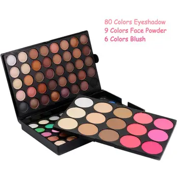 

New Eye Shadow Palette Sets for Women Facial Cosmetics Makeup 95 Colors Blush + Powder + Shimmer & Matte Eyeshadow